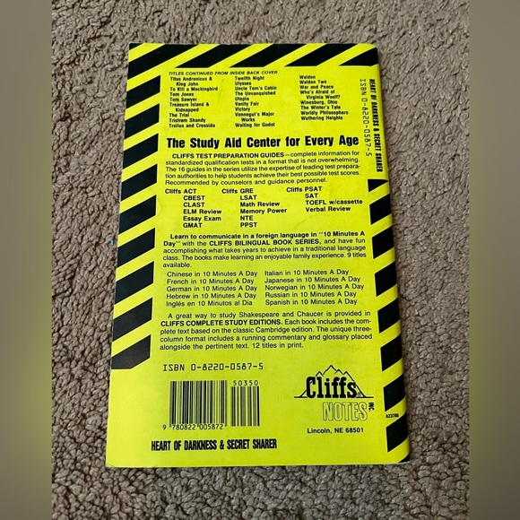 Heart of Darkness & The Secret Sharer: CliffsNotes - Picture 3 of 3